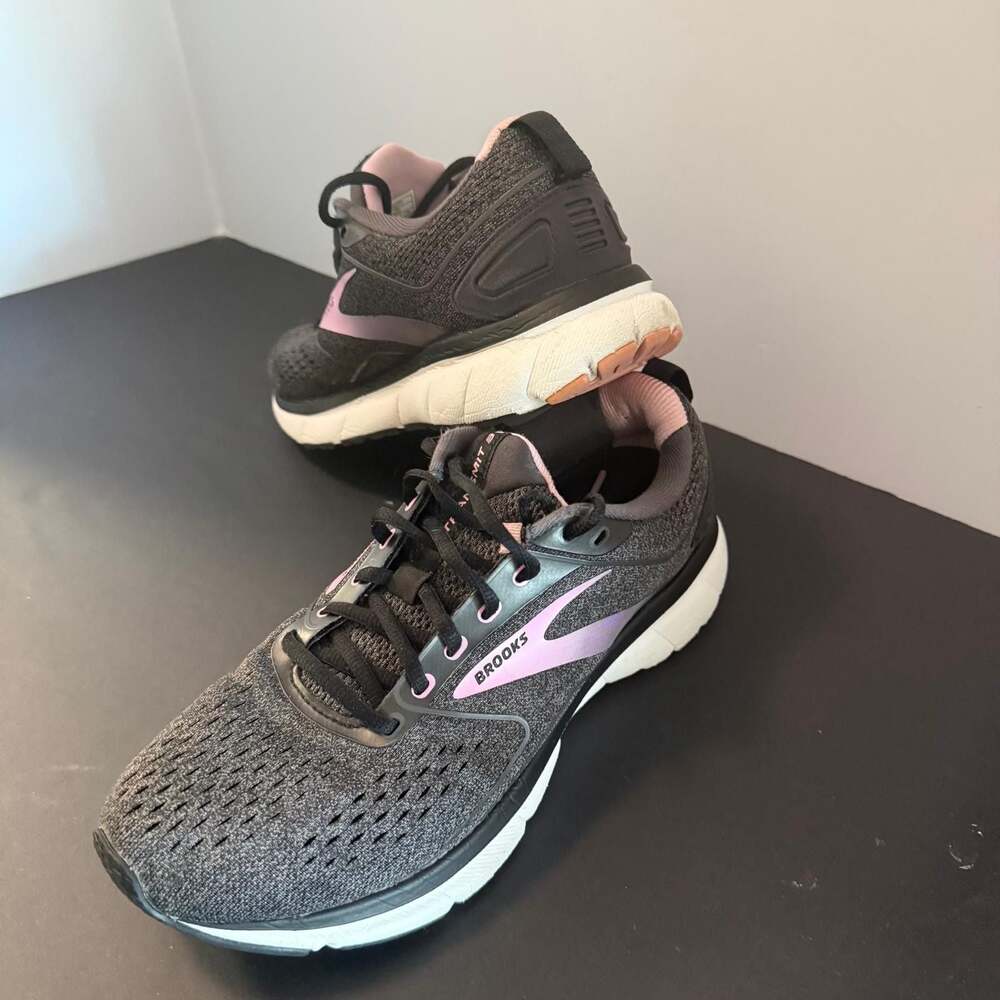 Brooks Transmit 3 Women's Running Shoes Size 8.5 Grey Pink - Picture 5 of 10